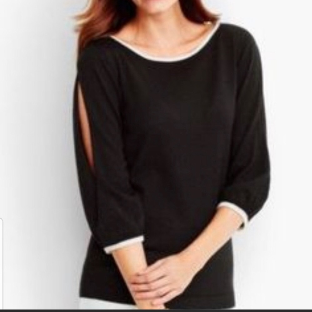 Talbots Juliette Merino Wool Sweater Women Size XS